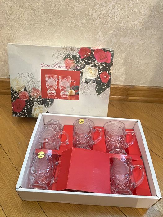 Фужеры хрустальные