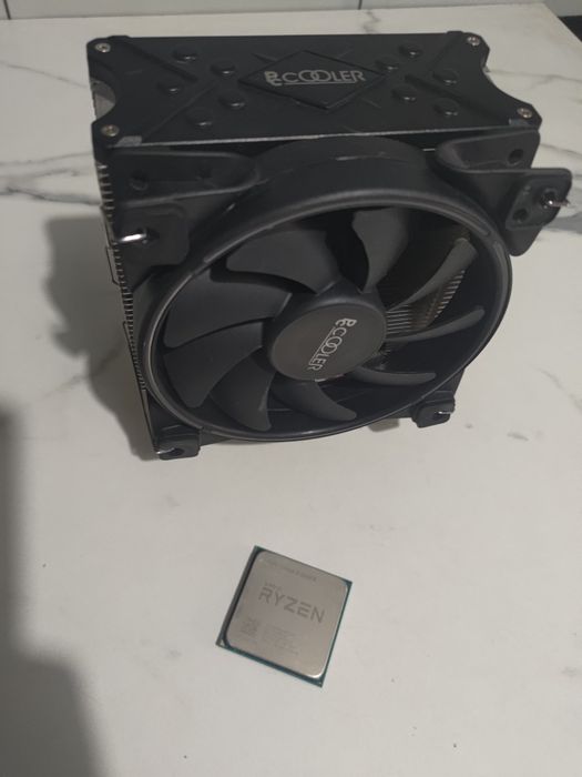 Ryzen 5 2600X + башенный кулер PCCooler