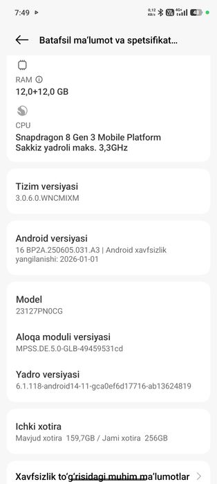 Xiaomi mi 14 redmi emas flagmen karobka dok. bor