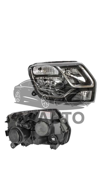 Фарове Дачия Дъстър / DACIA DUSTER ( 2003-2018г) Ръчно рег. Черен