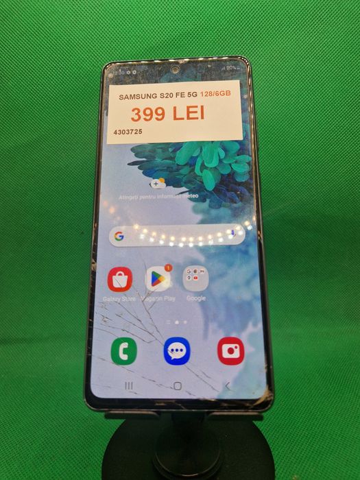 Samsung s20fe 5g 128/6gb fisurat•Amanet Lazar Crangasi•43037