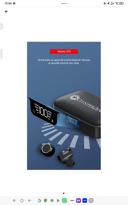 Casti bluetooth wireless
