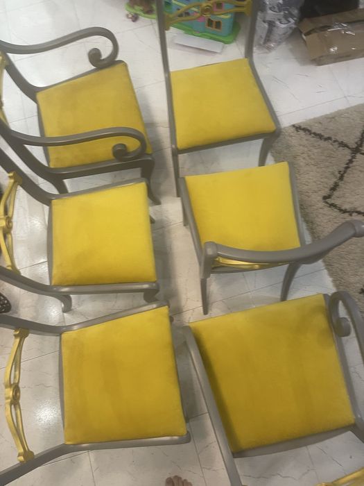 Столове -махагон обновени