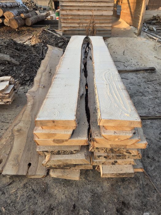 Береза досками  6см и 5 см