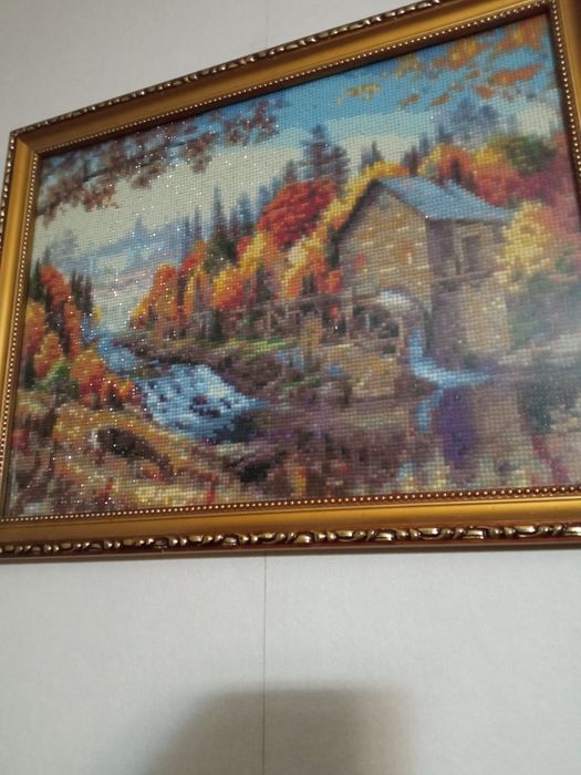 Намалени диамантени гоблени- наредени