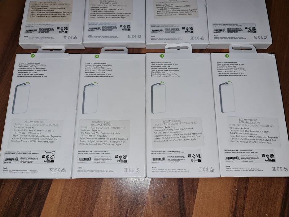 Husa silicon originala Apple Silicone Case Magsafe iPhone 14 Plus