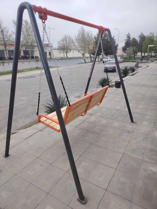 Качели диван 3-х местные усиленные | металлические