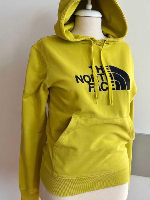 The North Face жълт памучен анорак