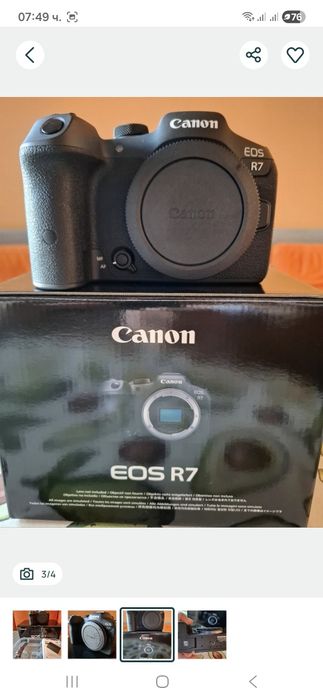 Canon EOS  R7 /като нов/