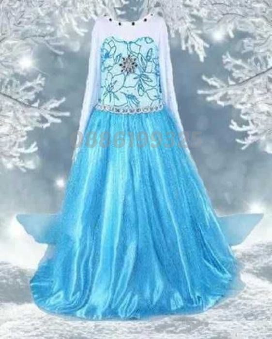 Детска рокля на Елза и Анна Замръзналото Кралство Frozen