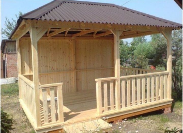 Vînd foișoare terase pergole magazi din lemn