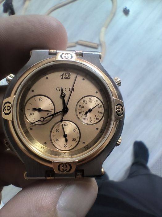 Ceas gucci 9300 otel aur