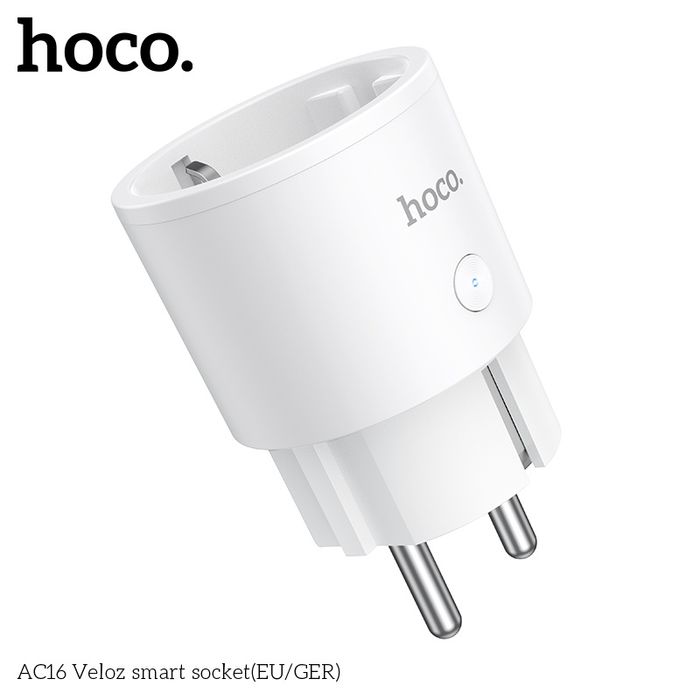 Hoco AC16 Veloz Smart Plug смарт розетка с дистанционным управлением