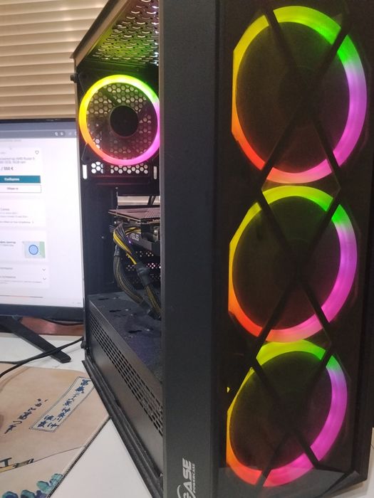 Геймърски компютър Amd Ryzen 5 5600G, Nvidia 12GB, 16 GB ram