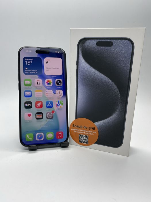 iPhone 15 PRO 256Gb - Baterie 88% + Garantie