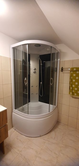 Cabina de duș cu hidromasaj și cada