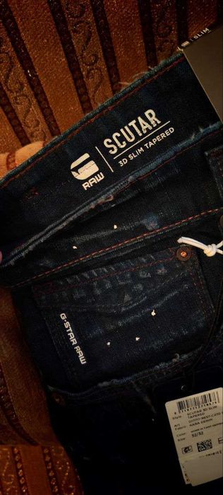 Оригинални мъжки дънки G-STAR Scutar 3D Tapered / 32 номер