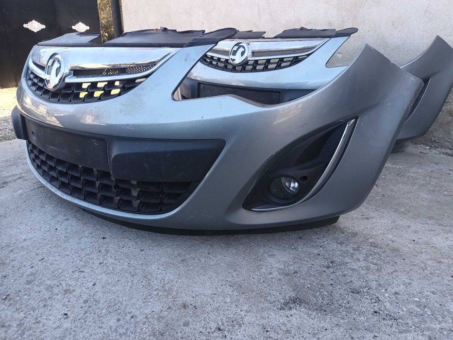 предна броня за опел корса д фейс маска решетки халогени OPEL CORSA D