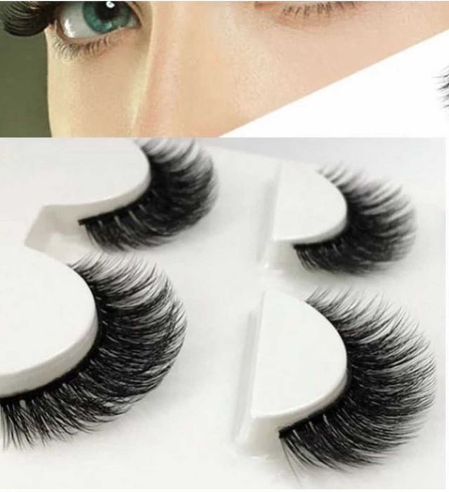 Накладные ресницы норковые