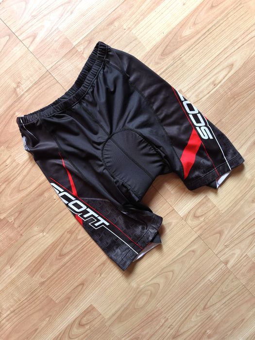 Pantaloni road mountain cycling bike wear waist silicone grip shorts padded Scott black poliester XL