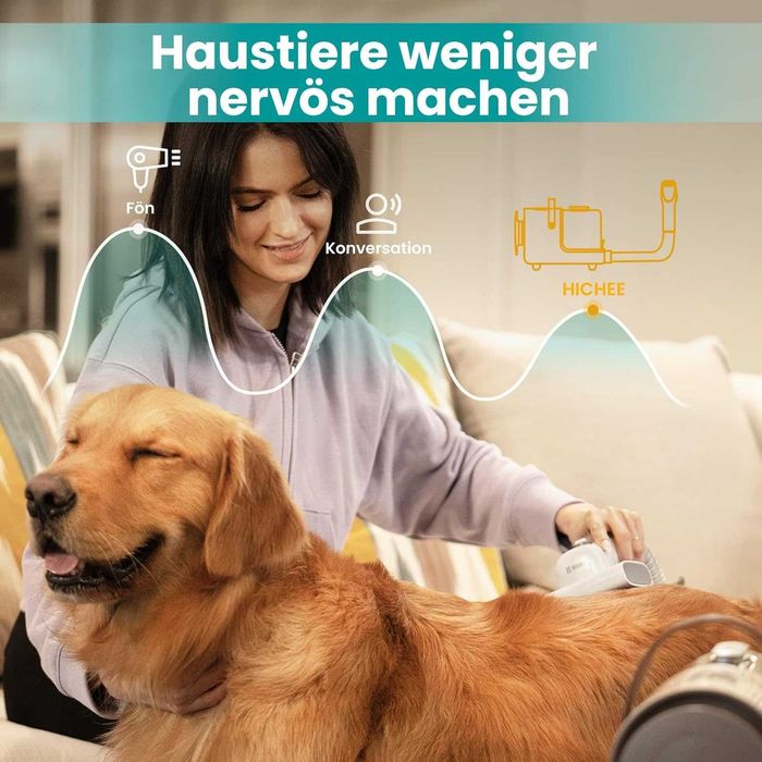 Професионална уред за груминг подстригване прахосмукачка, куче, котка