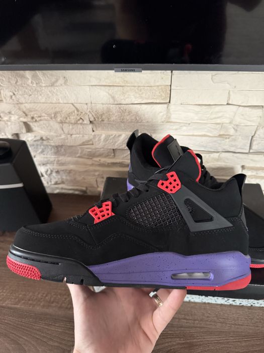 Air jordan 4 black purple 43