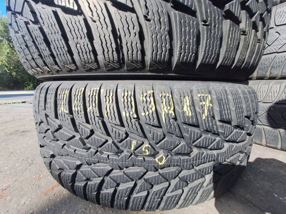 2 anvelope iarna 225/55r17 Nokian Montaj Gratuit