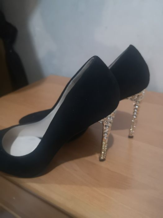 Туфли женские замшевые