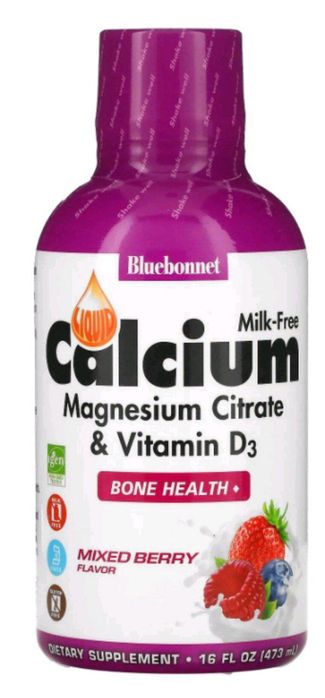 Кальций. Американские витамины. Жидкий цитрат кальций