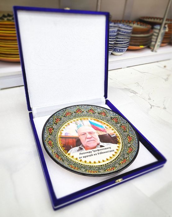 Тарелки национальные с вашим фотом  Ручная работа