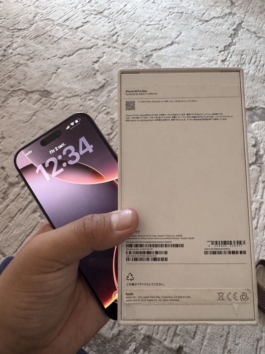 iPhone 16 pro max 256 gb