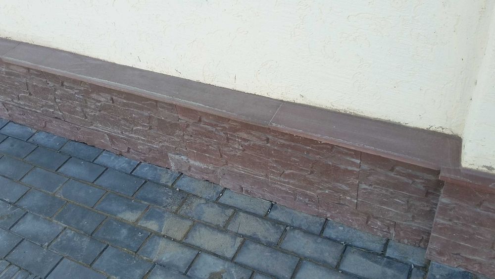 Клинкер плитка для цоколя Ekam-бетон