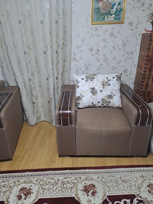 Set fotolii cu perne decorative