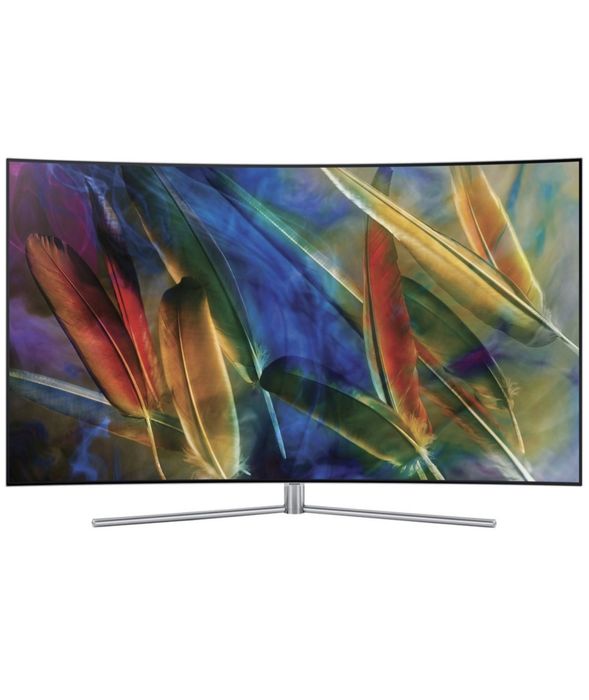 Televizor QLED Curbat Smart Samsung, 138 cm, 55Q7C, 4K Ultra HD, Clasa B