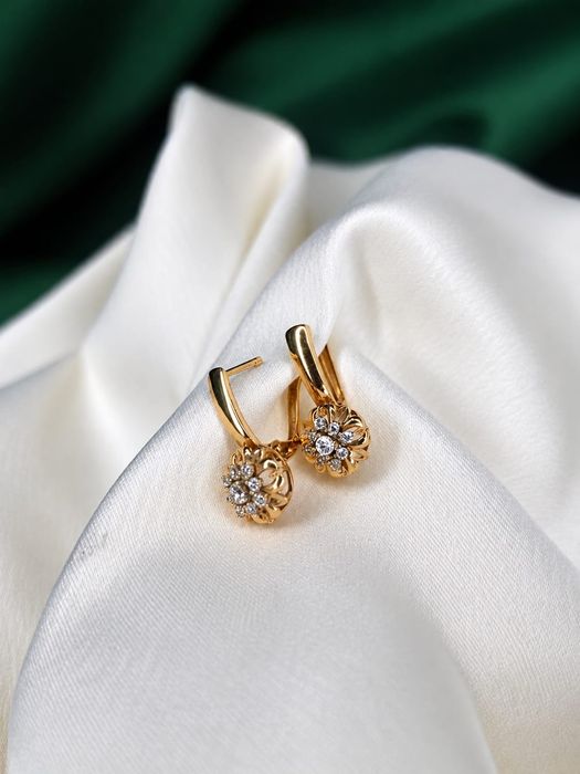 Серьги из золото 585 пробы