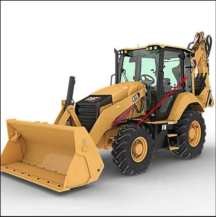 Parbriz/Geam/Luneta pt Caterpillar 416F,420F,422F,428F,430F,432F,434F