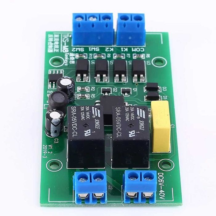 Controller motor DC 12V/24V cu revers  schimbare sens motor DC automat