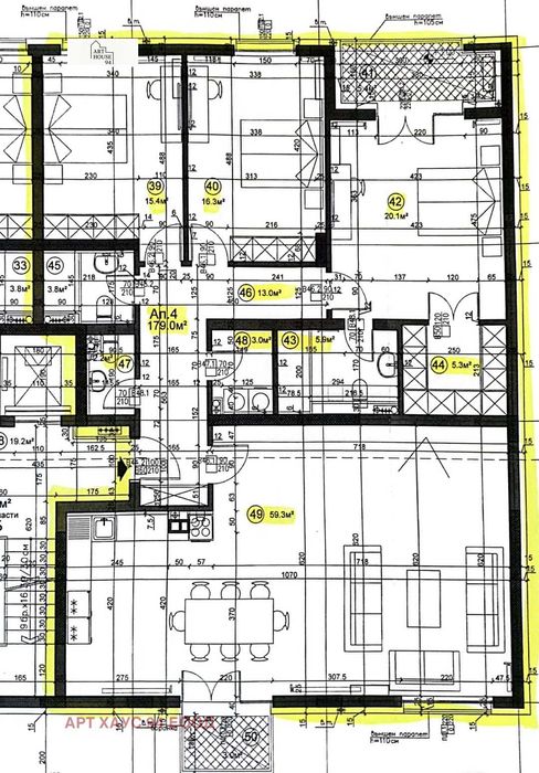 Продава се Четиристаен апартамент в София, Лагера - 217 кв.м за 3000 €/кв.м - Снимка #9