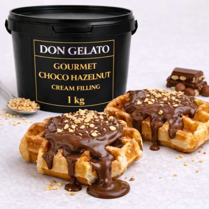 Гурме крем пълнеж шоко лешник Don Gelato | 1 кг / 3 кг / 10 кг