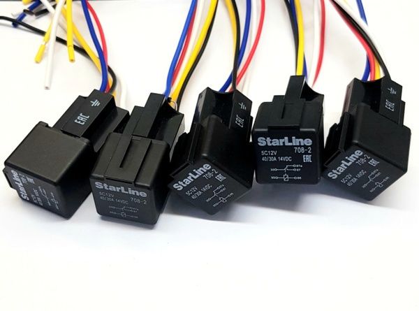 Реле starline 5 контактное