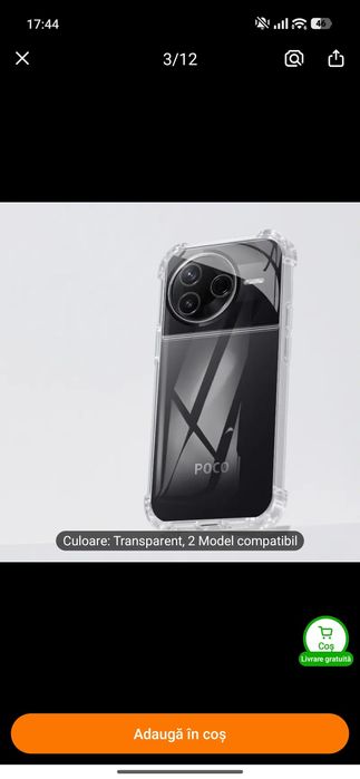 4 huse + 2 folii de sticlă display + camera Poco F7 Pro-Noi