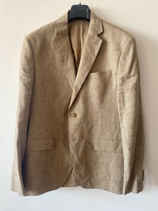 100% Ленено сако Slim Fit