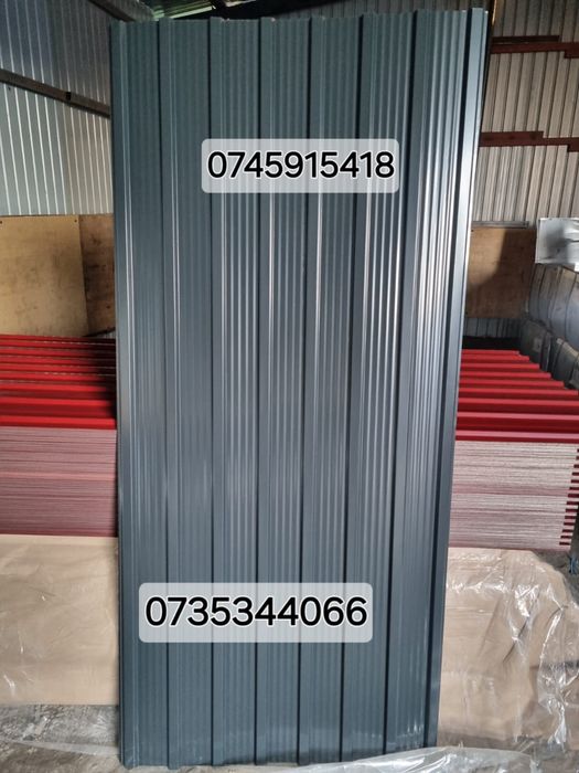 Tablă cutată zincată și Colorată