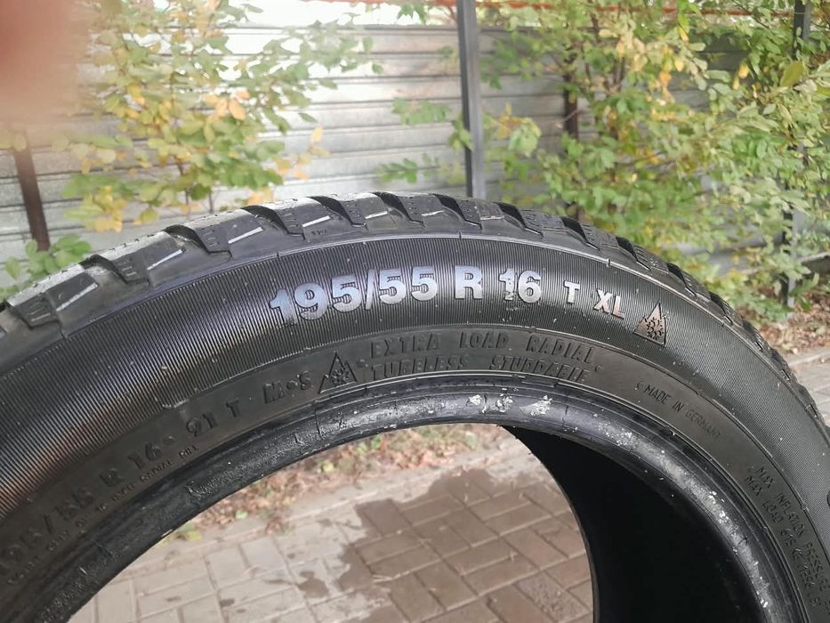 Резина 195/55/16 4 штуки (комплект)