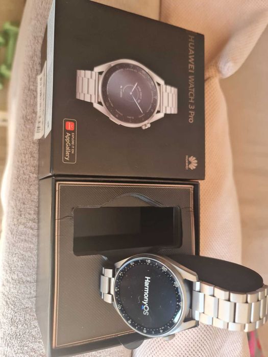 Huawei watch 3 PRO carcasa titan geam safir esim 48 mm