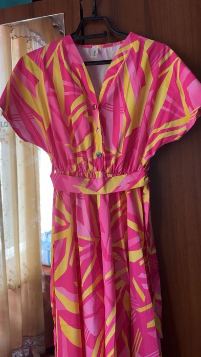 Уникална лятна рокля в розово