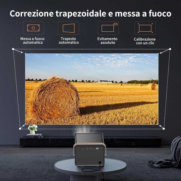 Проектор Full HD WiFi Bluetooth Android Auto Focus 25000 lumens