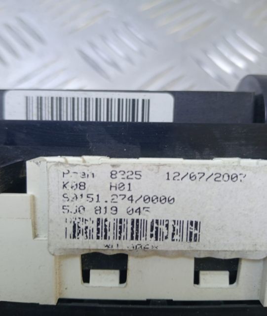 Panou comanda ventilatie 5J0819045 Skoda Fabia 6Y