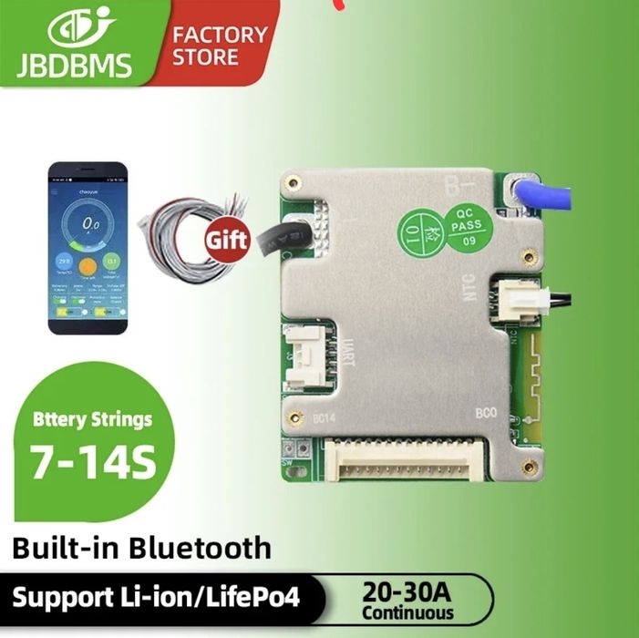 BMS JBD, bleutooth 50A continuu, la fel ca bms JK