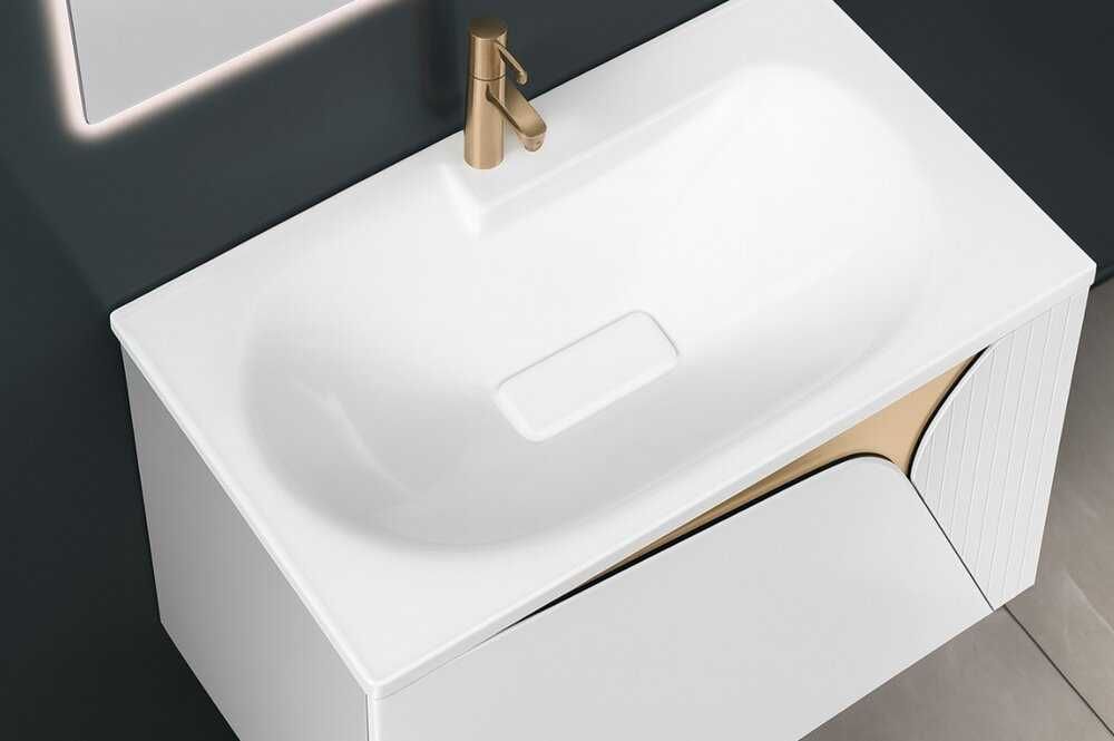 PVC Комплект за баня VIVA White 80см